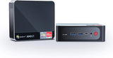 Beelink SER4 Ryzen Mini PC Windows 11 AMD Ryzen 7 4800U(7nm, 8C/16T)up to 4.2GHz, 32GB DDR4 RAM 512GB NVME SSD, 4K@60Hz Triple Display Dual HDMI+Type-C, Support 57W Mini Gaming Computer WiFi 6E BT5.0